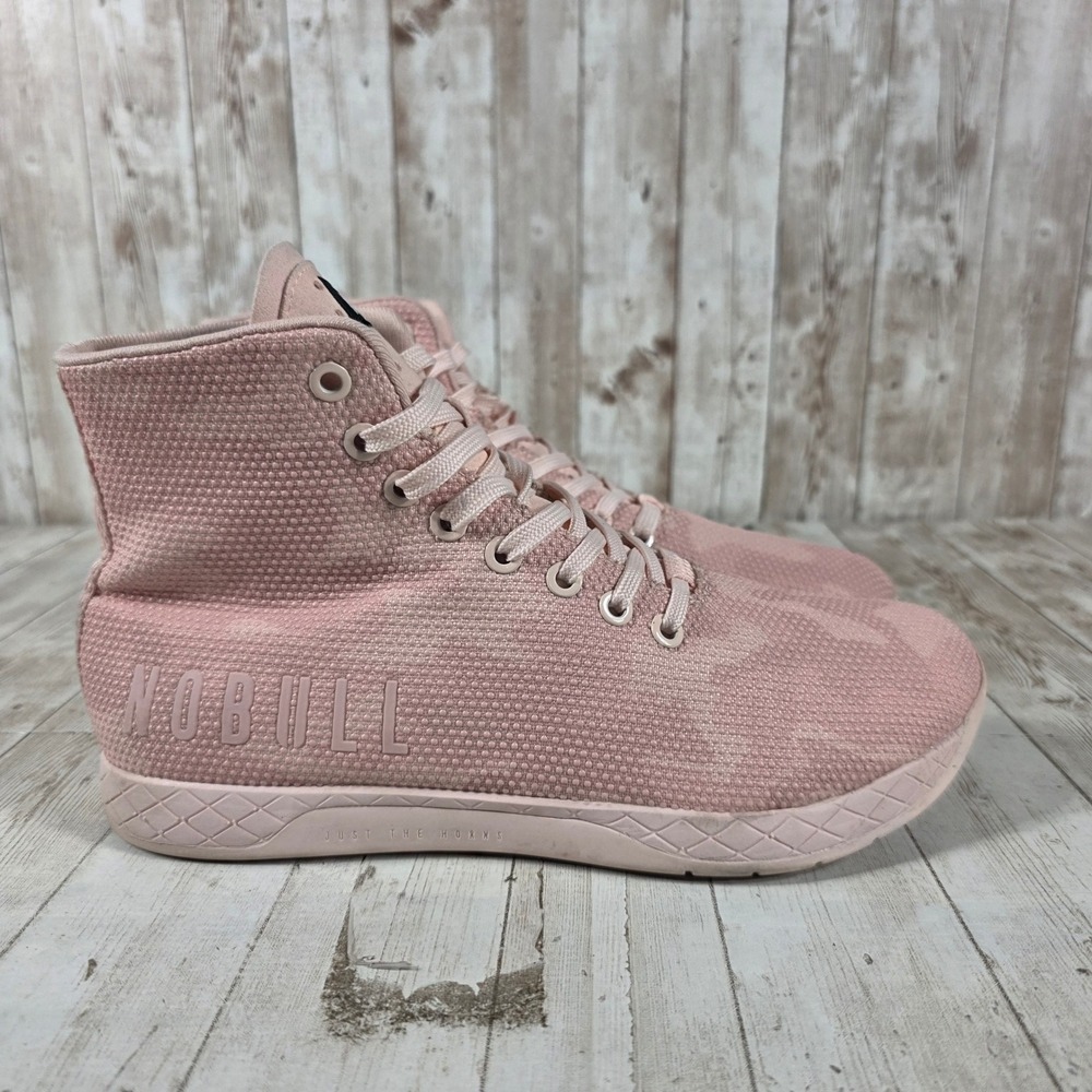 NOBULL High Top Trainer‎ Pink Tonal Camo Womens Size 9 Cross Training Shoes